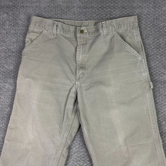 Carhartt B11 DES Carpenter Work Pants Men's 36 x 29 Canvas Cotton - Picture 2 of 15
